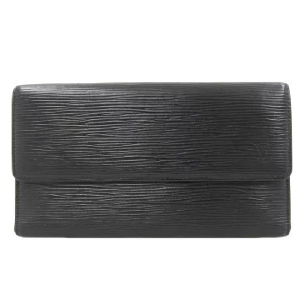 Louis Vuitton Epi Portefeuille Tresor International Tri fold Long Wallet